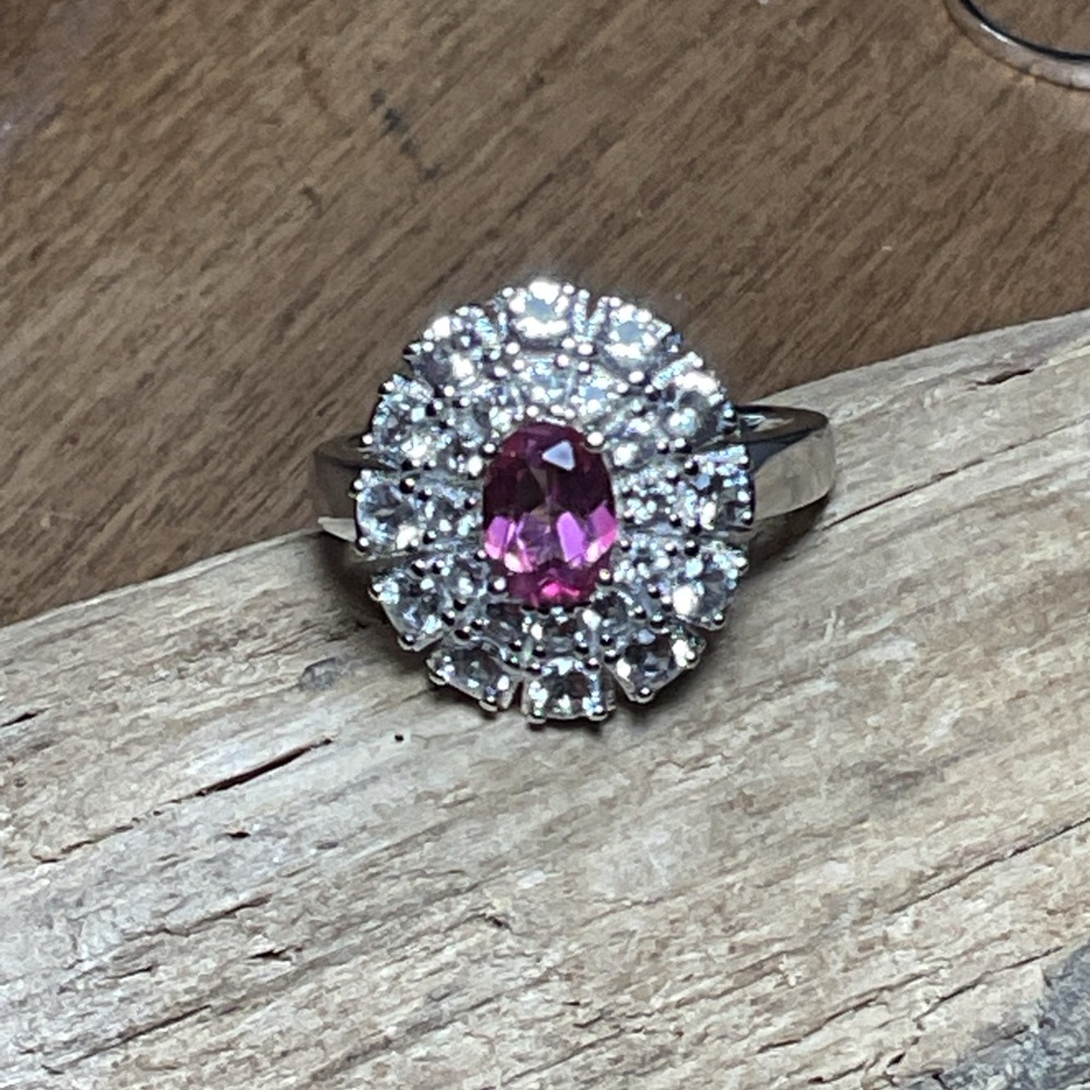 Morganite .925 Silver Ring